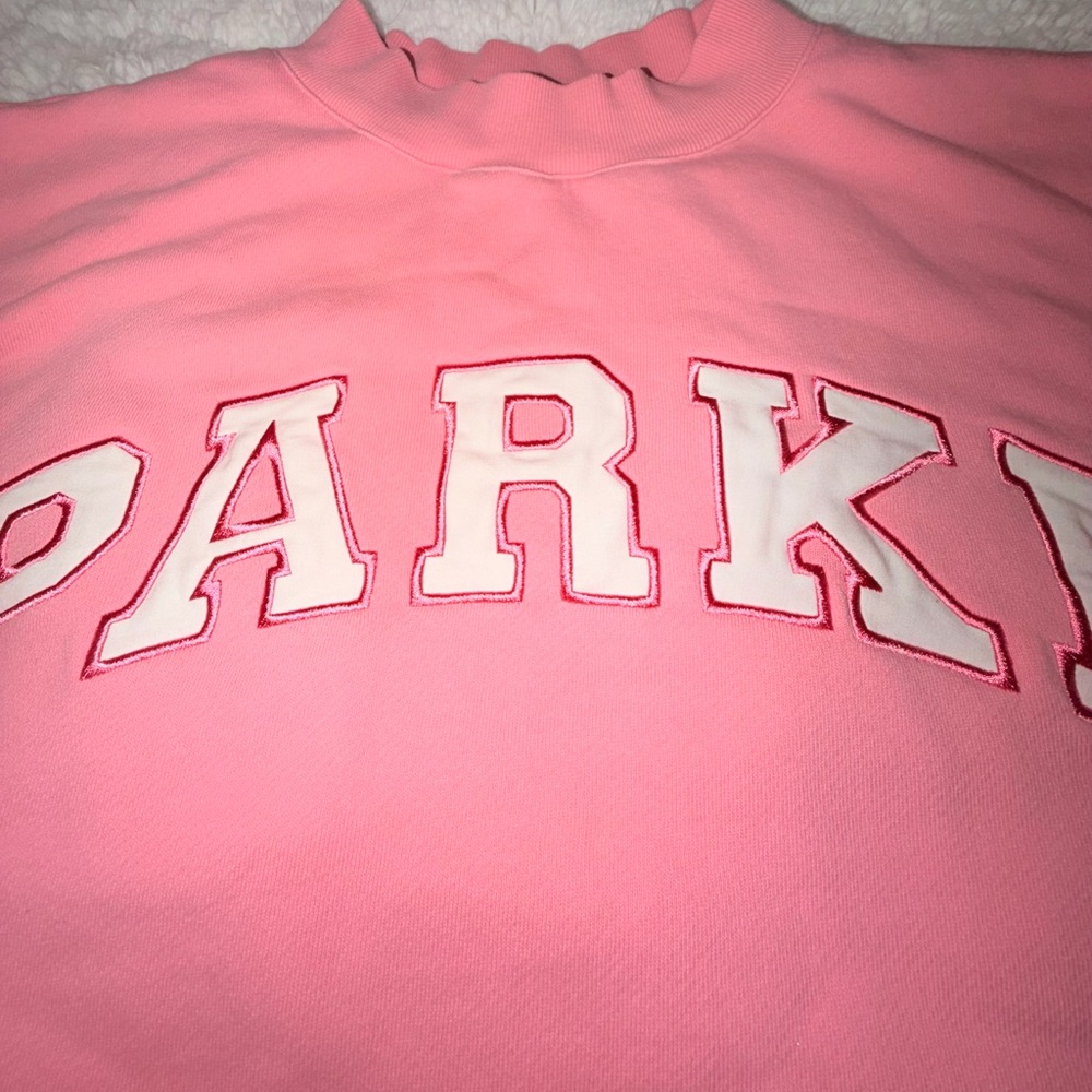 PARKE BUBBLEGUM MOCK NECK SWEATSHIRT - Picture 2 of 6